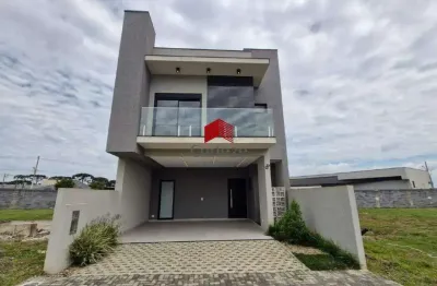 Sobrado em condomínio com 169m² 3 quartos, à venda, no bairro Costeira em São José dos Pinhais