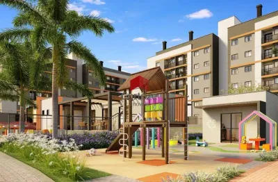 Apartamento com 52,3m² 2 quartos, à venda, no bairro Cidade Industrial em Curitiba