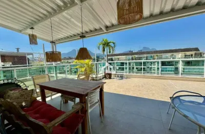 Cobertura com 4 dormitórios à venda, 205 m² por r$ 2.380.000,00 - barra da tijuca - rio de janeiro/rj