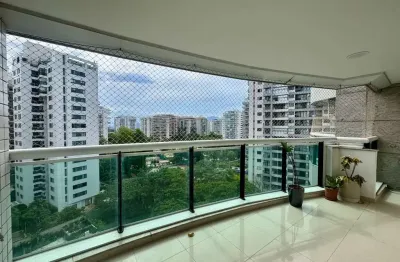 Apartamento com 4 dormitórios para alugar, 126 m² por r$ 11.783,40/mês - barra da tijuca - rio de janeiro/rj