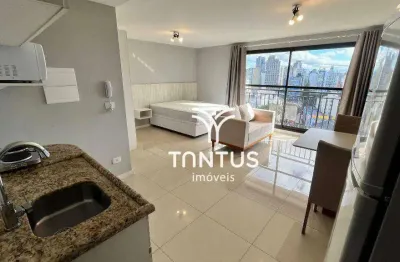 Studio com 1 dormitório para alugar, 38 m² por r$ 1.899/mês - centro - curitiba/pr