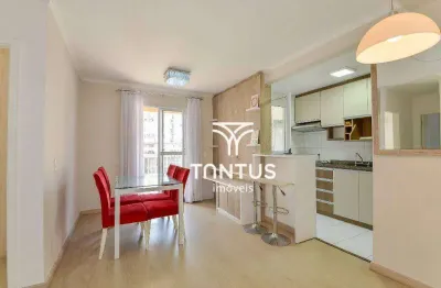 Apartamento com 2 dormitórios para alugar, 55 m² por r$ 2.250,00/mês - xaxim - curitiba/pr