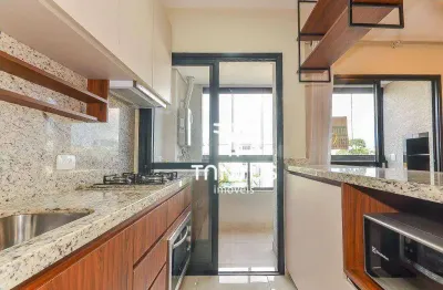 Apartamento com 2 dormitórios para alugar, 64 m² por r$ 3.200,00/mês - portão - curitiba/pr