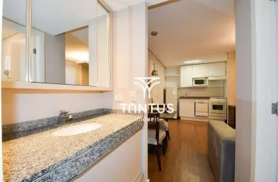 Apartamento com 1 dormitório para alugar, 42 m² por r$ 2.200,00/mês - bigorrilho - curitiba/pr