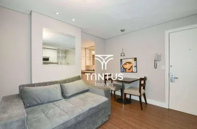 Apartamento com 1 dormitório para alugar, 42 m² por r$ 2.200,00/mês - bigorrilho - curitiba/pr