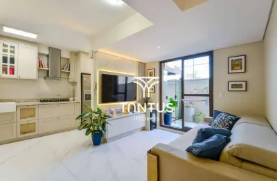 Apartamento garden com 3 dormitórios à venda, 96 m² por r$ 739.000,00 - guaíra - curitiba/pr