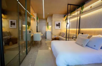 Apartamento à venda com 1 quarto, sendo 1 suíte,  no condomínio blue home resort jockey - fase 2, são paulo - sp