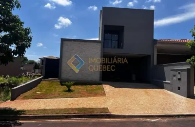 Casa em condomínio fechado à venda na rua gil vicente da silva parisi, jardim valência, ribeirão preto, 160 m2 por r$ 970.000