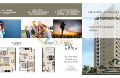 Kitnet / stúdio à venda na avenida talita regazzini verçosa, ribeirânia, ribeirão preto, 33 m2 por r$ 330.000