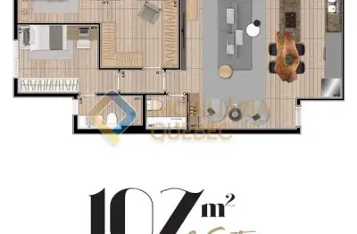 Apartamento com 2 quartos à venda na rua abrão caixe, condomínio itamaraty, ribeirão preto, 107 m2 por r$ 894.687