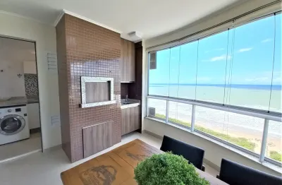 Apartamento mobiliado frente mar – centro de navegantes  vista panorâmica incrível | 3 suítes | 120m² | andar alto