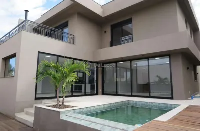 Casa em condomínio fechado com 4 quartos à venda na avenida carlos diaulas serpa, 100, loteamento parque dos alecrins, campinas, 313 m2 por r$ 2.890.000