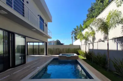 Casa em condomínio fechado com 4 quartos à venda na avenida carlos diaulas serpa, 100, loteamento parque dos alecrins, campinas, 333 m2 por r$ 3.080.000