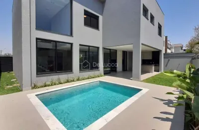 Casa em condomínio fechado com 4 quartos à venda na avenida carlos diaulas serpa, 100, loteamento parque dos alecrins, campinas, 340 m2 por r$ 3.000.000