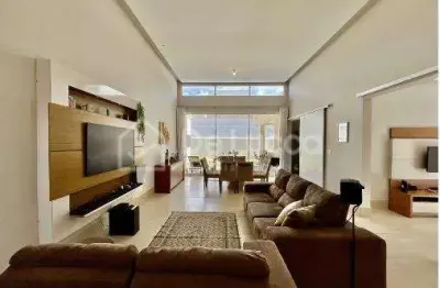 Casa em condomínio fechado com 3 quartos à venda na avenida carlos diaulas serpa, 100, loteamento parque dos alecrins, campinas, 265 m2 por r$ 2.200.000