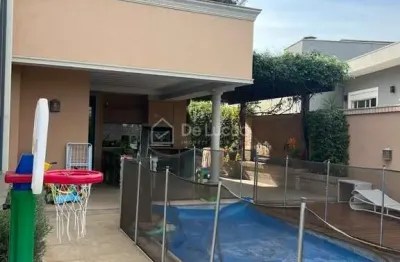 Casa em condomínio fechado com 4 quartos à venda na avenida carlos diaulas serpa, 100, loteamento parque dos alecrins, campinas, 370 m2 por r$ 4.000.000