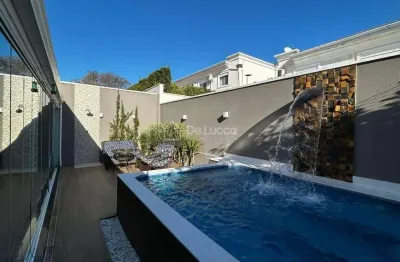 Casa em condomínio fechado com 4 quartos à venda na rua ramão olavo saravy filho, 2055, jardim myrian moreira da costa, campinas, 194 m2 por r$ 1.570.000