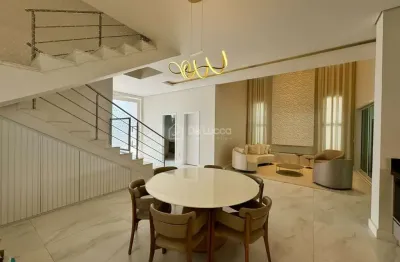 Casa em condomínio fechado com 4 quartos para alugar na avenida carlos diaulas serpa, 100, loteamento parque dos alecrins, campinas, 348 m2 por r$ 20.000