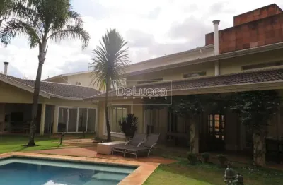 Casa em condomínio fechado com 5 quartos à venda na avenida professora dea ehrhardt carvalho, 1900, sítios de recreio gramado, campinas, 540 m2 por r$ 4.500.000