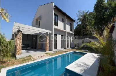 Casa em condomínio fechado com 5 quartos à venda na rua atenas, 86, residencial estância eudóxia (barão geraldo), campinas, 435 m2 por r$ 3.750.000