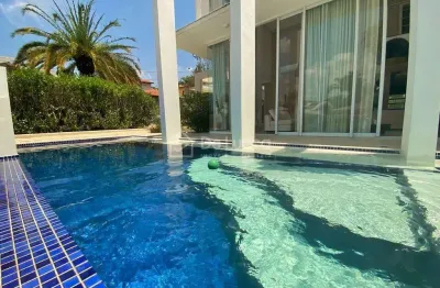 Casa em condomínio fechado com 5 quartos para alugar na rua professor doutor edgar atra, 624, loteamento arboreto dos jequitibás (sousas), campinas, 700 m2 por r$ 20.500