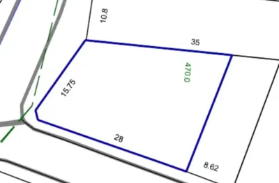 Terreno para venda no bairro parque das nações, 470 m