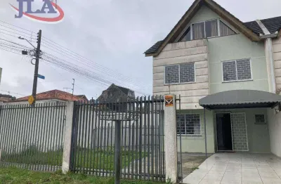 Sobrado com 3 dormitórios para alugar, 170 m² por r$ 3.382,63/mês - atuba - curitiba/pr