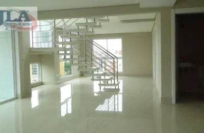 Cobertura com 3 dormitórios e 3 vagas à venda, 200 m² por r$ 2.400.000 - alto da glória - curitiba/pr
