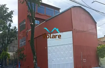 Galpão comercial à venda em osasco-sp, jardim das flores: 525m² de área