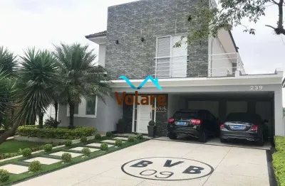 Casa de alto padrão em condomínio alphaville, santana de parnaíba-sp! 4 suítes, 4 vagas de garagem, 325m² de área. venha conferir!