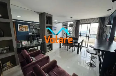 Cobertura duplex à venda no centro de osasco-sp: 3 quartos, 2 suítes, 3 salas, 3 banheiros, 2 vagas - porteira fechada!