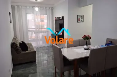 Apartamento à venda na vila osasco: 3 quartos, 1 suíte, 2 salas, 2 banheiros, 2 vagas - 76m². imperdível!