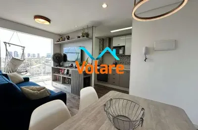 Apartamento à venda em osasco-sp, km 18: 2 quartos, 1 suíte, 2 salas, 2 banheiros, 1 vaga - 55 m²