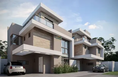 Casa em condomínio fechado com 3 quartos à venda na rua madre clélia merloni, santa felicidade, curitiba, 176 m2 por r$ 1.216.900