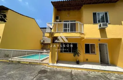 Casa em condomínio fechado com 3 quartos à venda na rua caviana, taquara, rio de janeiro, 100 m2 por r$ 428.000