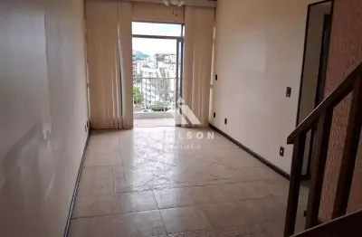 Cobertura com 2 quartos à venda na rua aquidabã, méier, rio de janeiro, 124 m2 por r$ 479.000