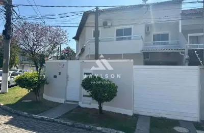 Casa em condomínio fechado com 3 quartos à venda na rua lysâneas maciel, freguesia (jacarepaguá), rio de janeiro, 146 m2 por r$ 640.000