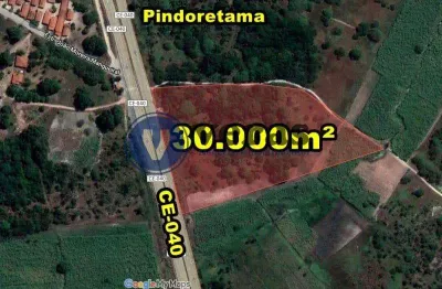 Veras vende tereno 3ha (3.000m²) na ce-040 (asfalto) em pindoretama-ce