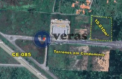Veras vende terreno 10.010m² na ce-085 em são gonçalo do amarante