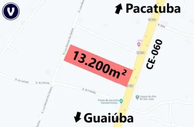 Terreno à venda na Avenida Governador Faustino de Albuquerque, Alto São João, Pacatuba