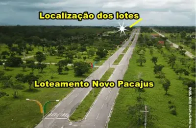 Veras vende lotes no loteamento planície do oeste - ao lado do novo pacajus