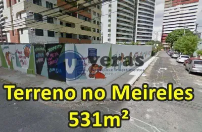 Terreno à venda na Rua José Vilar, Meireles, Fortaleza