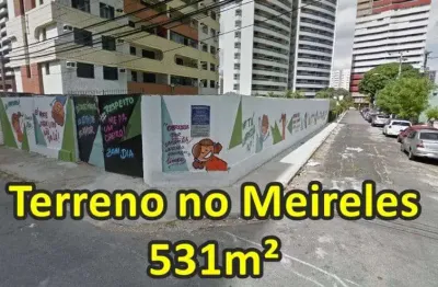 Terreno à venda na Rua José Vilar, Meireles, Fortaleza