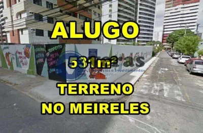 Terreno comercial para alugar na Rua José Vilar, Meireles, Fortaleza