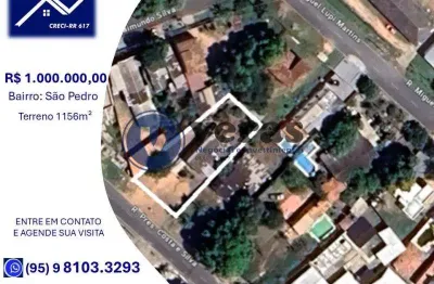 Veras vende terreno 1.156 m2 no bairro são pedro - boa vista - rr