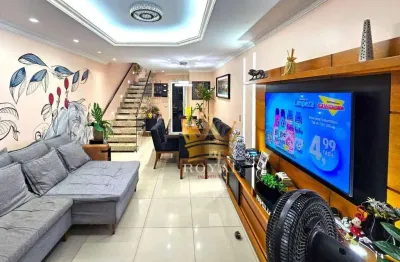 Casa geminada com 4 quartos sendo 3 suítes à venda, 211 m² - recreio dos bandeirantes - rio de janeiro/rj