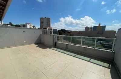 Cobertura com 3 dormitórios à venda, 130 m² por r$ 650.000,00 - vila humaitá - santo andré/sp