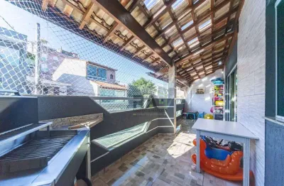 Casa com 3 dormitórios à venda, 164 m² por r$ 720.000,00 - vila linda - santo andré/sp