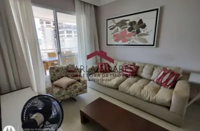 Apartamento com varanda  e lazer completo  loc anual  Astúrias  Guarujá