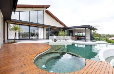 Chácara com 3 suítes  à venda, 3100 m² por r$ 4.500.000 - terras de itaici - indaiatuba/sp